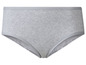 Grijze katoenen onderbroek voor vrouwen.