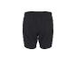 Zwarte herensportshort met elastische tailleband en achterzak.