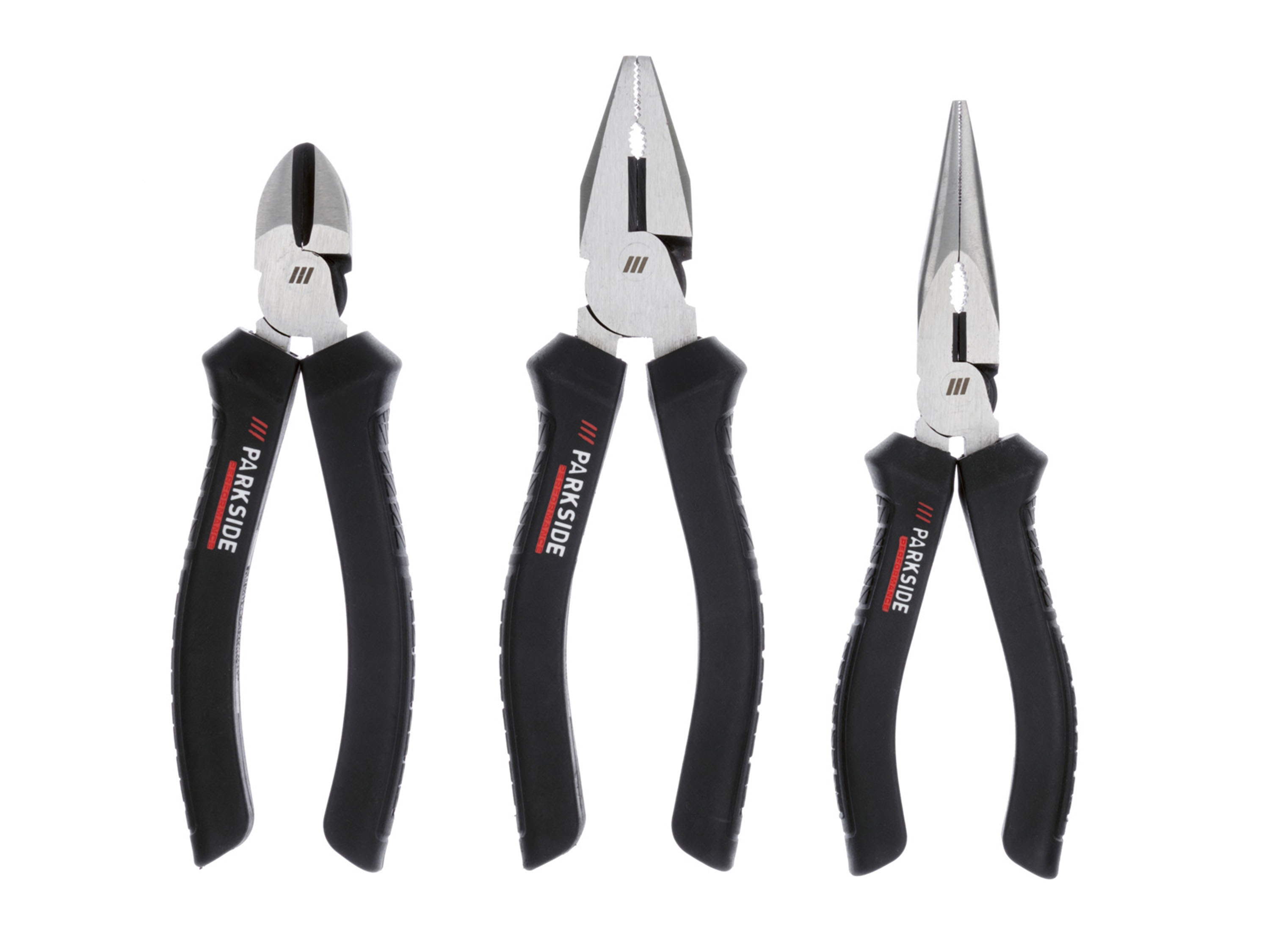 PARKSIDE PERFORMANCE Set van 3 tangen (Tangenset met punttang)