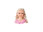 Bayer Design Charlene Super Model opmaakpop met blond haar en roze top.