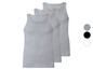 Drie grijze tanktops.
