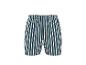 Gestreepte boxershort voor heren in wit, donkerblauw en olijfgroen