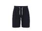 Donkerblauwe sportshort met wit trekkoord.