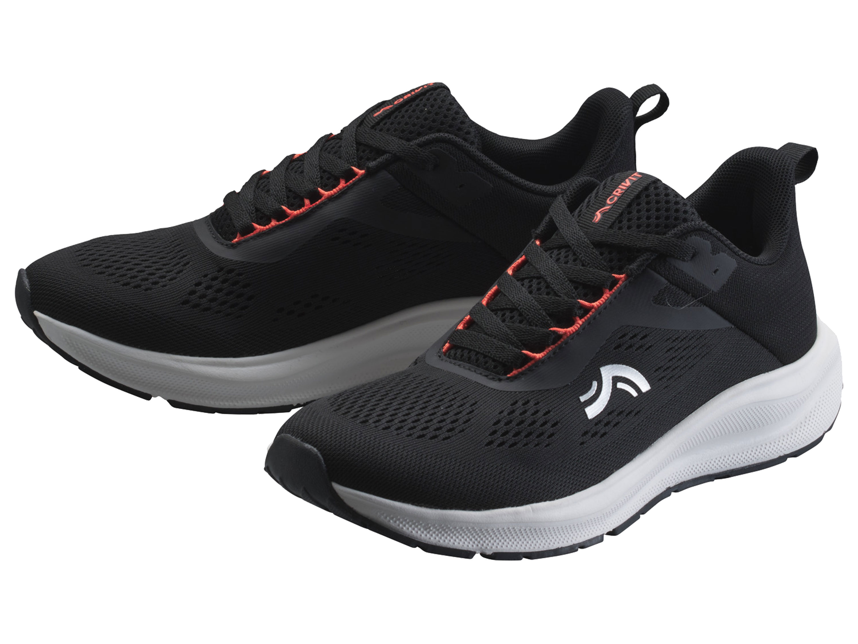 CRIVIT Dames hardloopschoenen (Zwart, 38)
