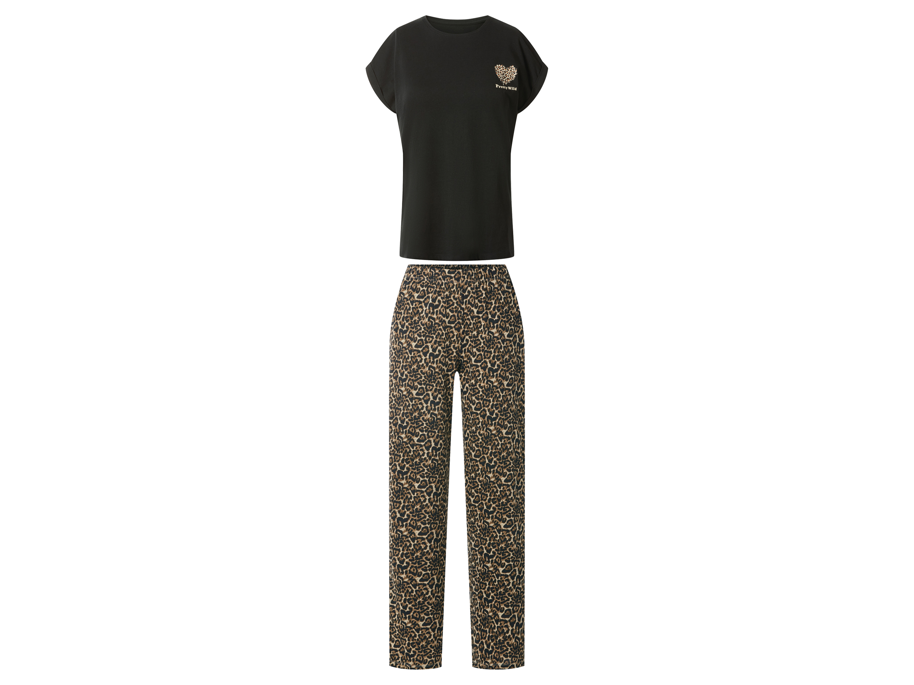 esmara Dames pyjama (Zwart, XS (32/34))