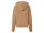 Beige hoodie met capuchon.