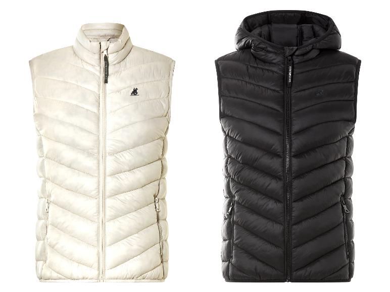 Twee herenvesten van US Grand Polo, één in wit en één in zwart