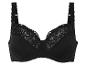 Zwarte bh met kant.