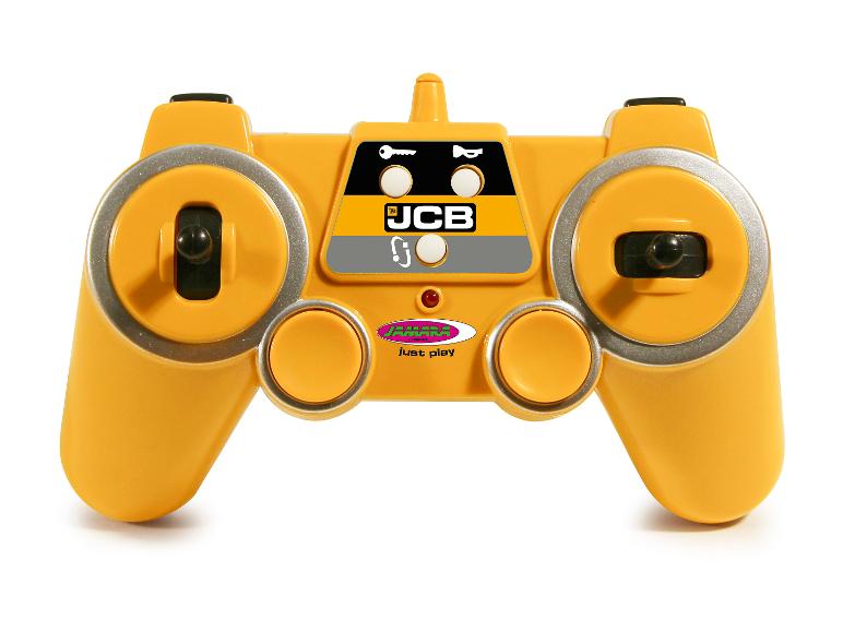Gele JCB afstandsbediening speelgoed.