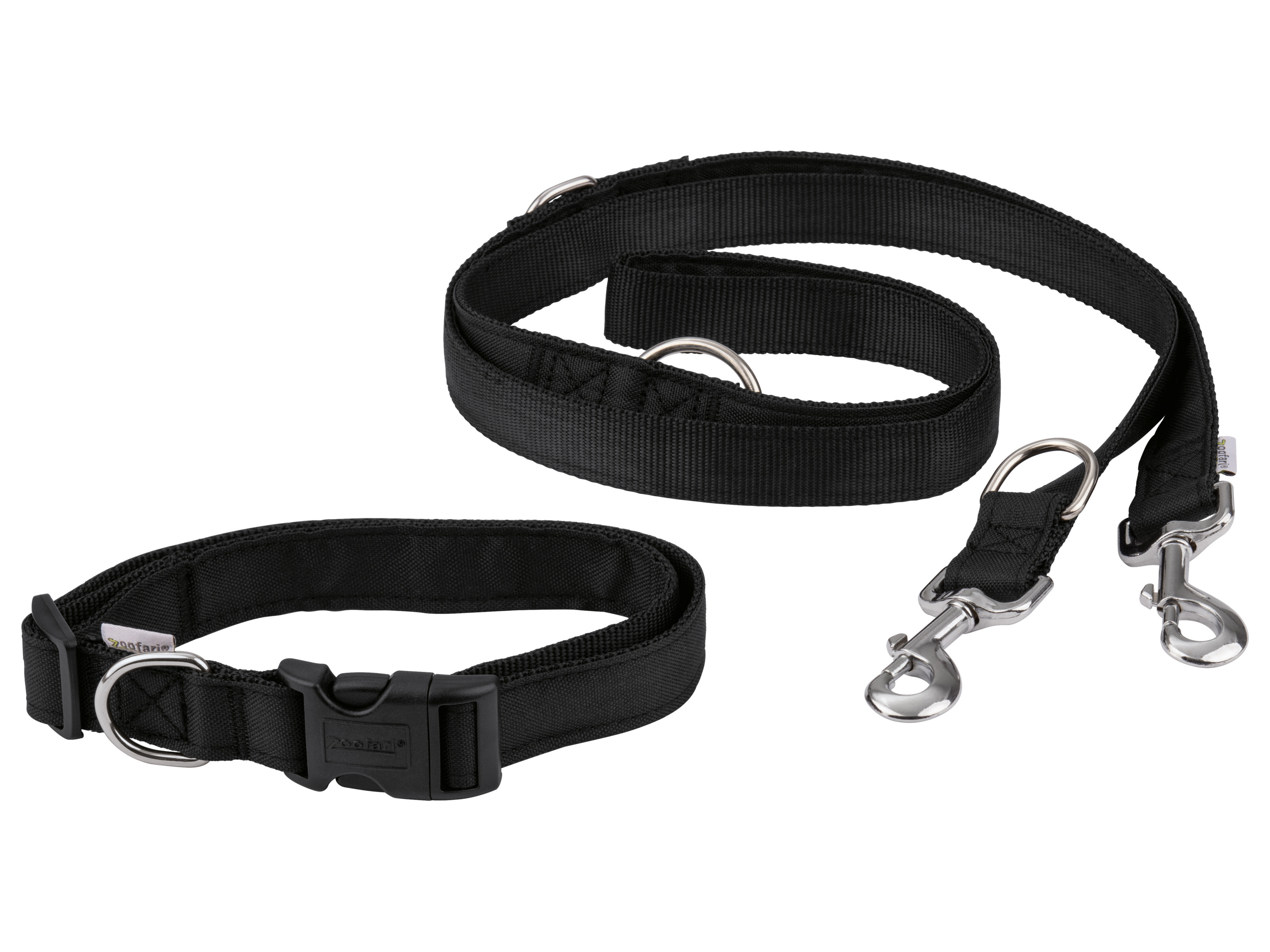 ZOOFARI Hondenriem (halsband en riem set)