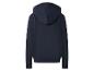 Donkerblauwe hoodie, achterkant