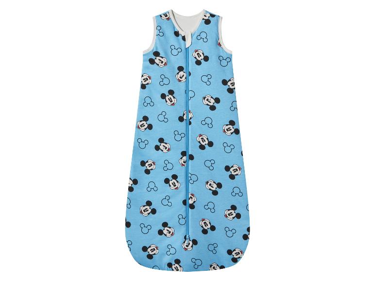 Blauwe babyslaapzak met Mickey Mouse-print