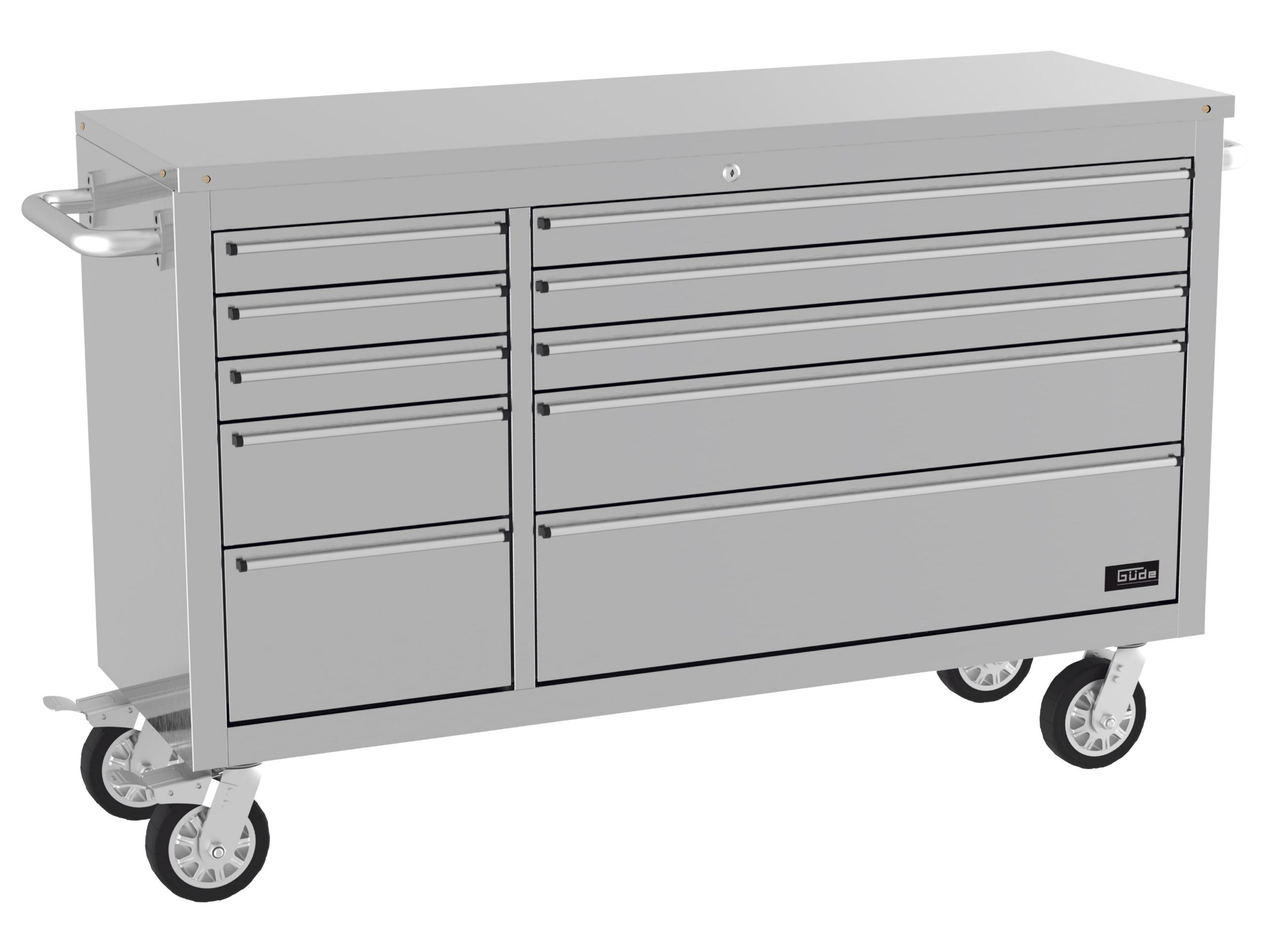 GÜDE Gereedschapswagen GW 10 INOX - RVS - 10 lades