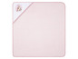 Een roze badcape met Bambi
