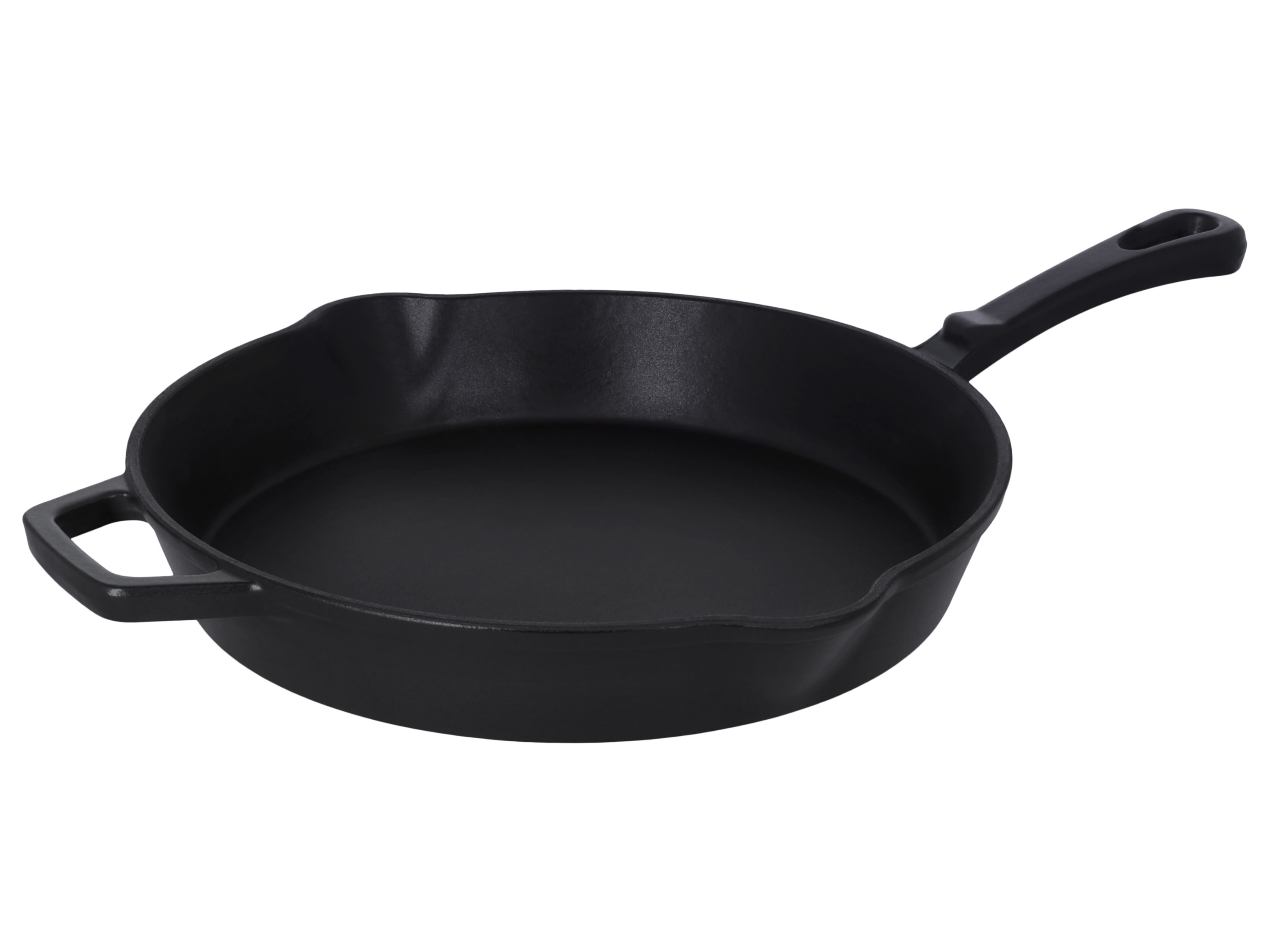 SILVERCREST Gietijzeren pan, Ø30 cm (Zwart)