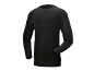 Zwart herenshirt met lange mouwen
