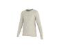 Lichtgekleurd shirt met lange mouwen op een witte achtergrond.