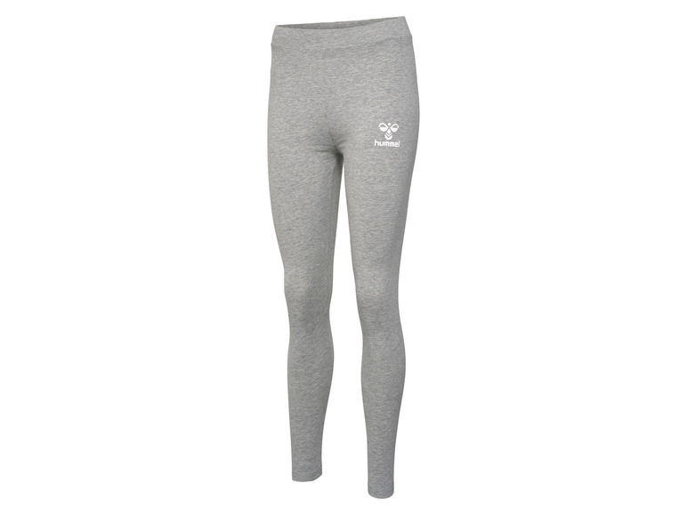 Grijze Hummel leggings voor dames.