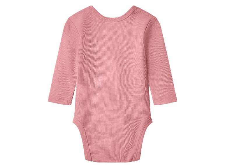 Roze romper met lange mouwen voor baby's
