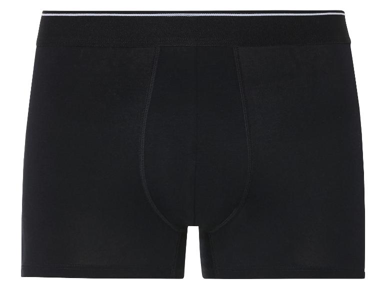 Zwarte boxershorts, klassieke stijl.