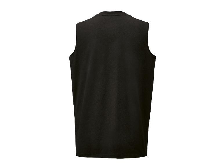 Zwart heren tanktop.