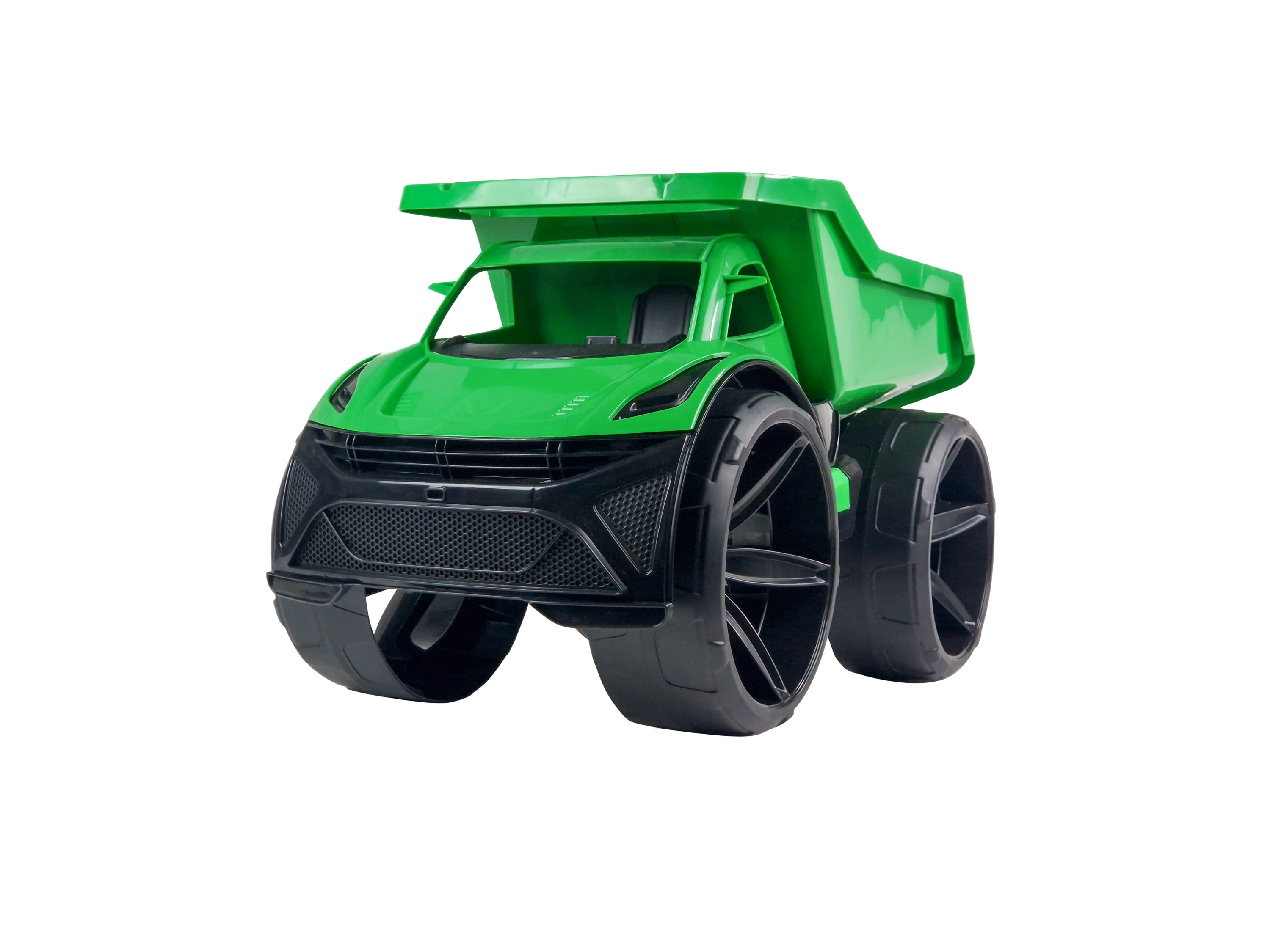 WADER Maximus kiepwagen of bulldozer (Kiepwagen groen) afbeelding