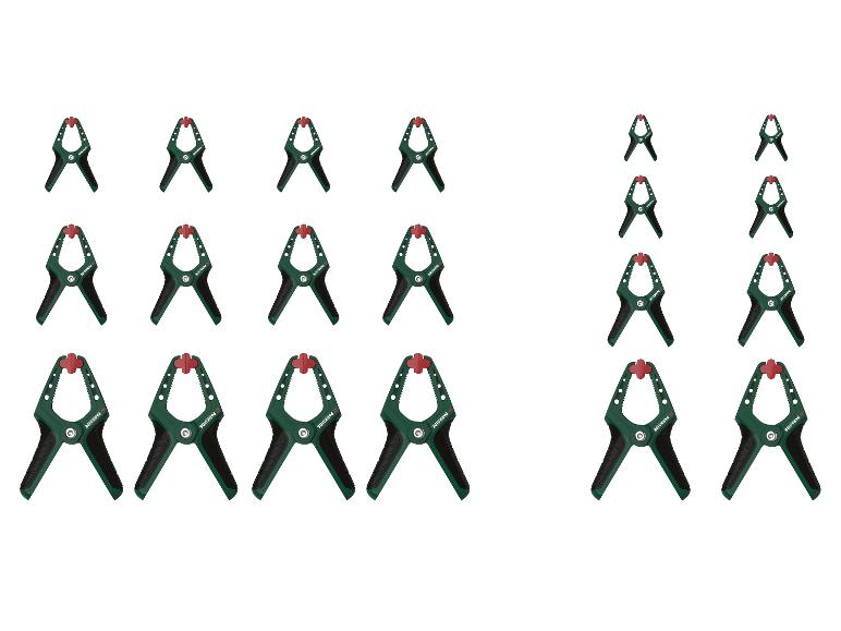 Set Parkside klemmen in diverse maten.