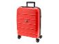 Rode Esmara koffer met vier wielen en uitschuifbaar handvat