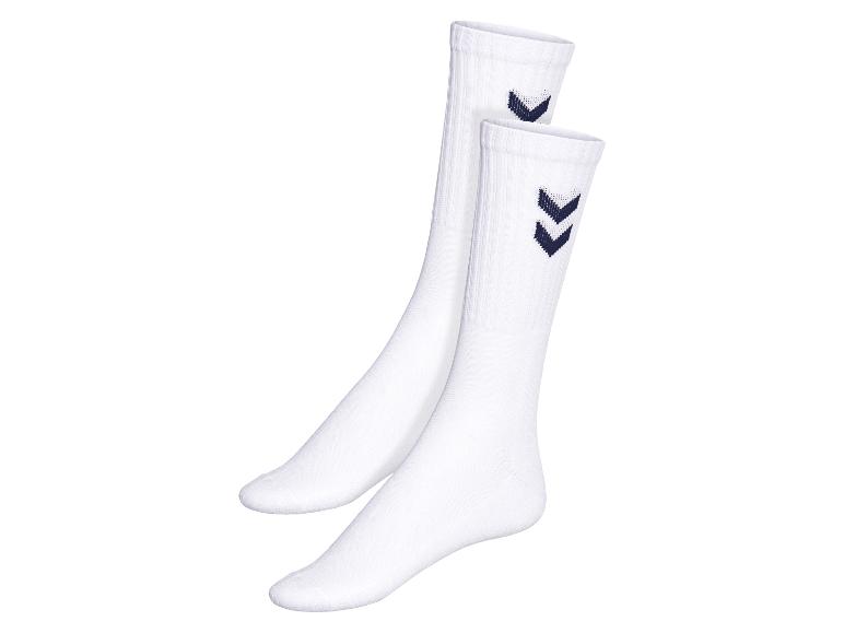 Twee paar witte Hummel sokken