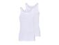 Twee witte tanktops.