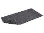 Grijze badmat met geometrisch patroon en antislip onderkant