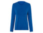 Een effen blauw longsleeve shirt.