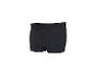 Zwarte herenboxershorts met elastische tailleband.