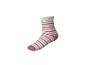 Sok met roze en witte strepen