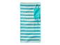 Crivit turquoise gestreept strandmat met bijpassende tas.