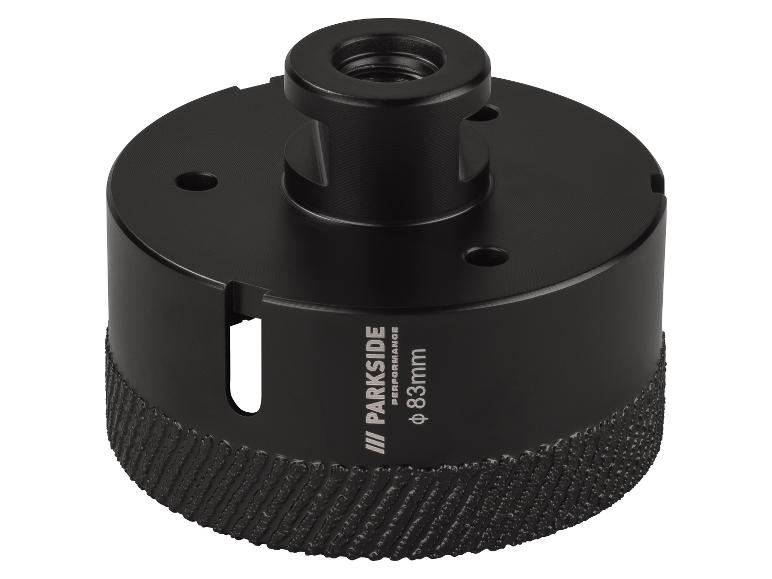 Zwarte 83 mm gatenzaag met binnendraad