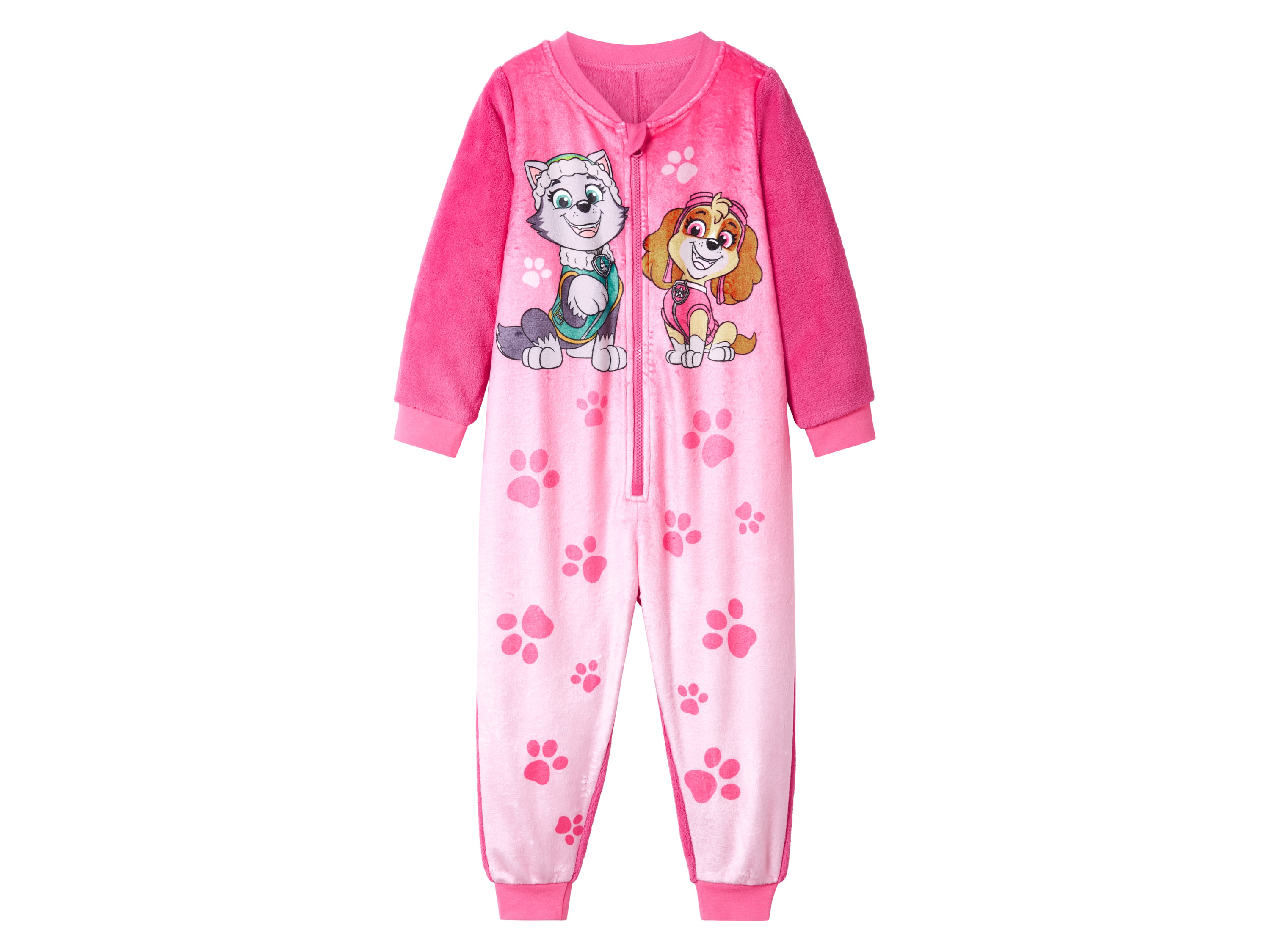 Pluche kinder onesie (Roze, 110/116) afbeelding