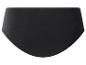 Zwarte katoenen slip met elastische tailleband.