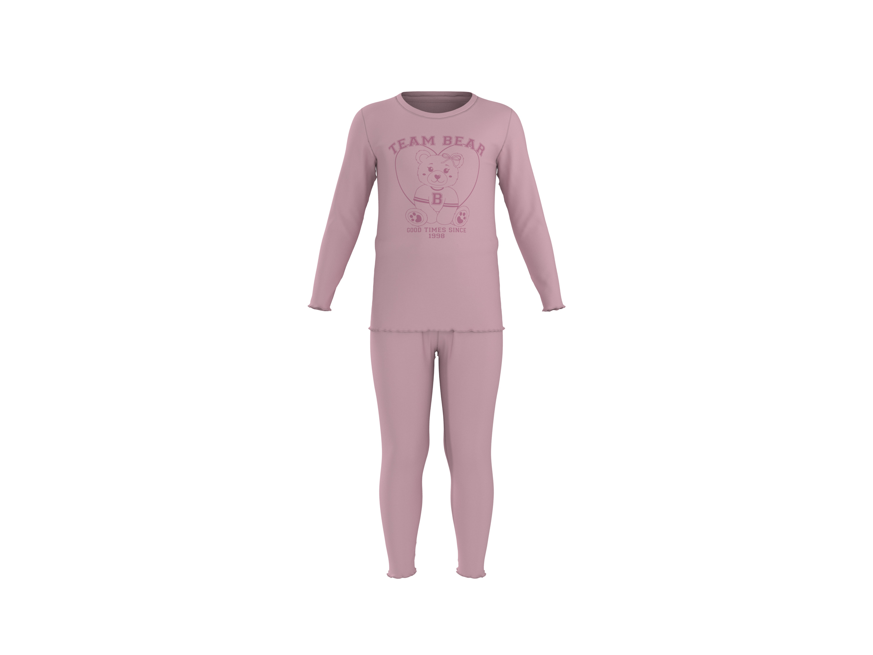 LUPILU Kinder pyjama (Lichtroze, 122/128)