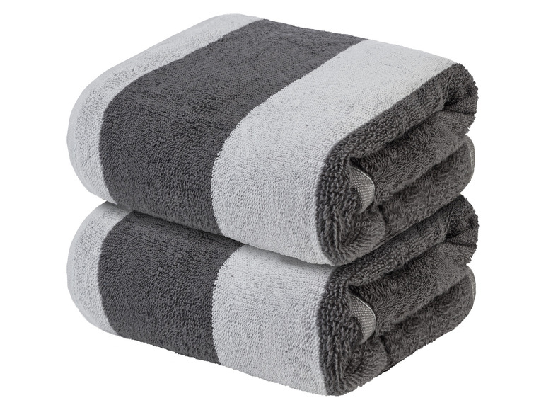 Ga naar volledige schermweergave: LIVARNO home 2 badstof handdoeken 50 x 100 cm - afbeelding 8