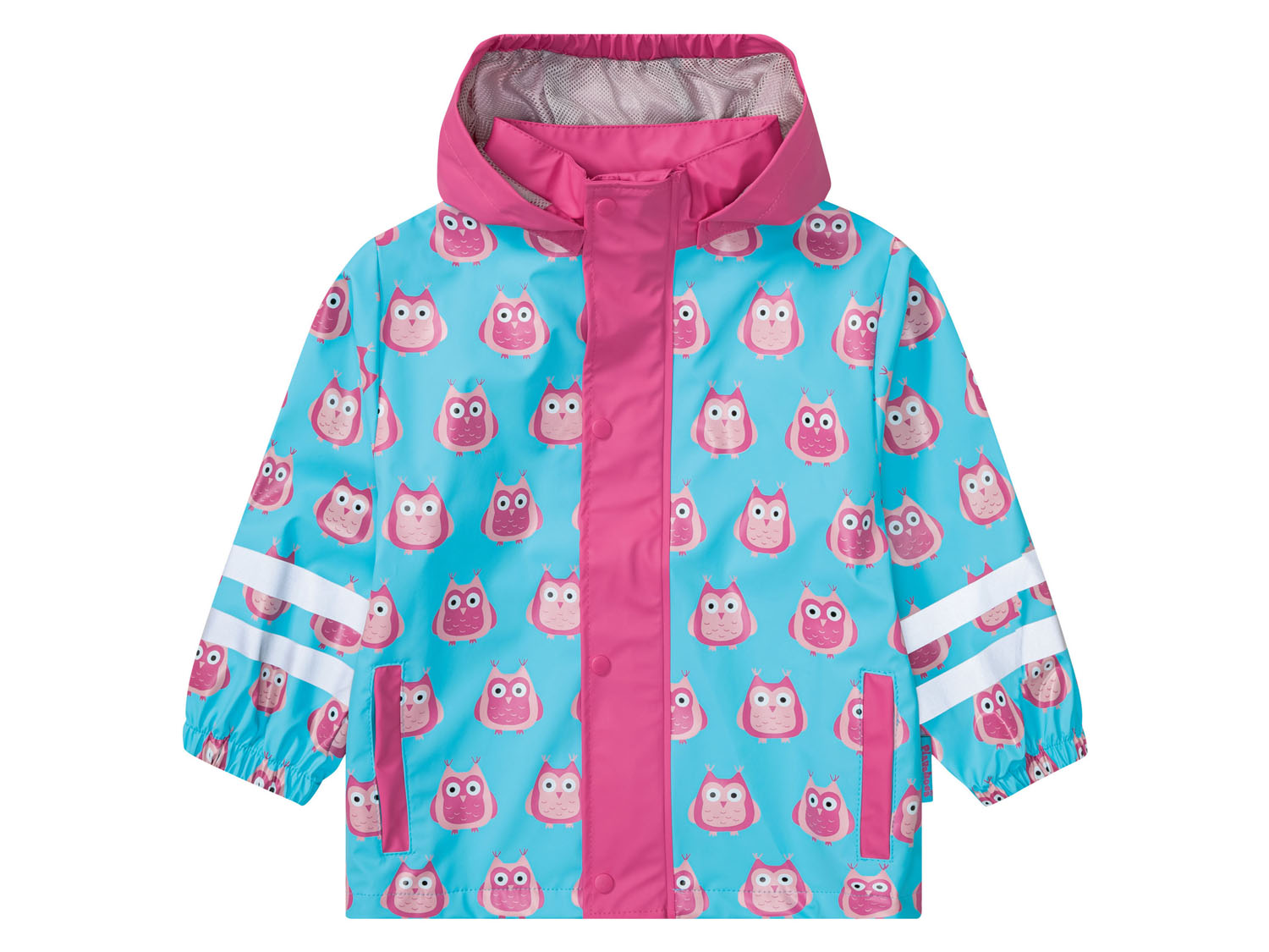 PLAYSHOES Kinder regenjas, wind- en waterdicht (Uilen, 98/104)