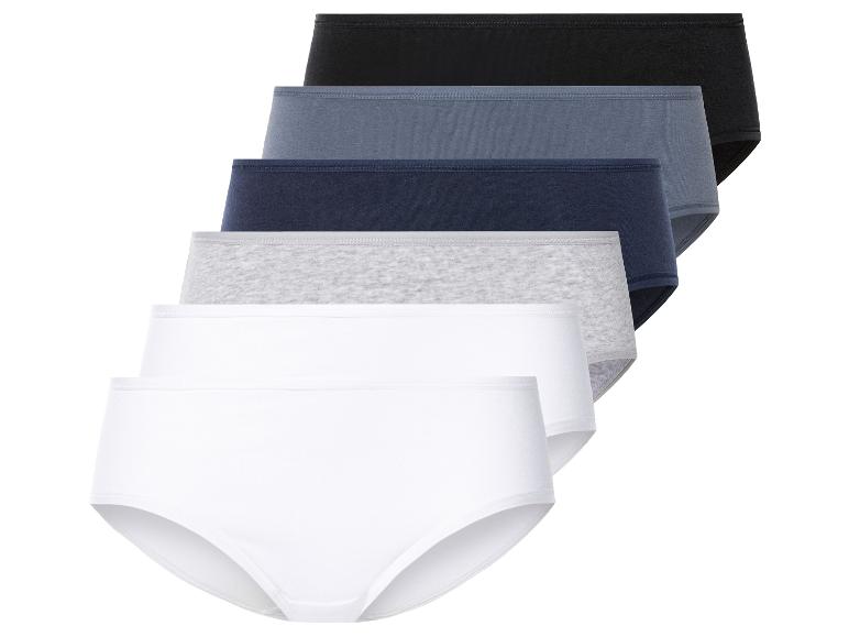 Set slips: wit, grijs, donkerblauw en lichtblauw.