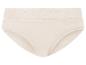 Beige damesonderbroek met kanten afwerking in de taille.