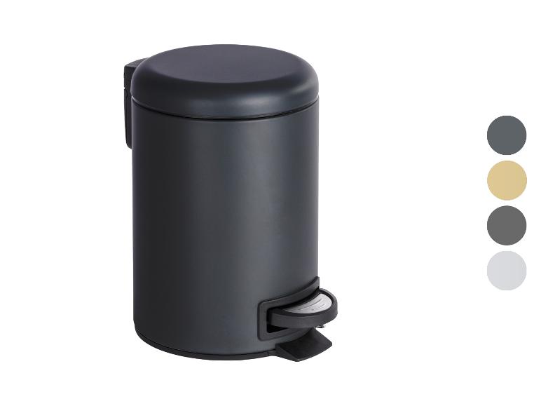 Donkergrijze pedaalemmer.