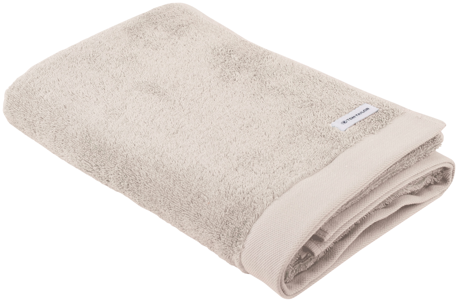 TOM TAILOR Handdoek, 70 x 140 cm (Beige)