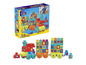 Mega Bloks ABC-trein met letters en cijfers van Fisher-Price.