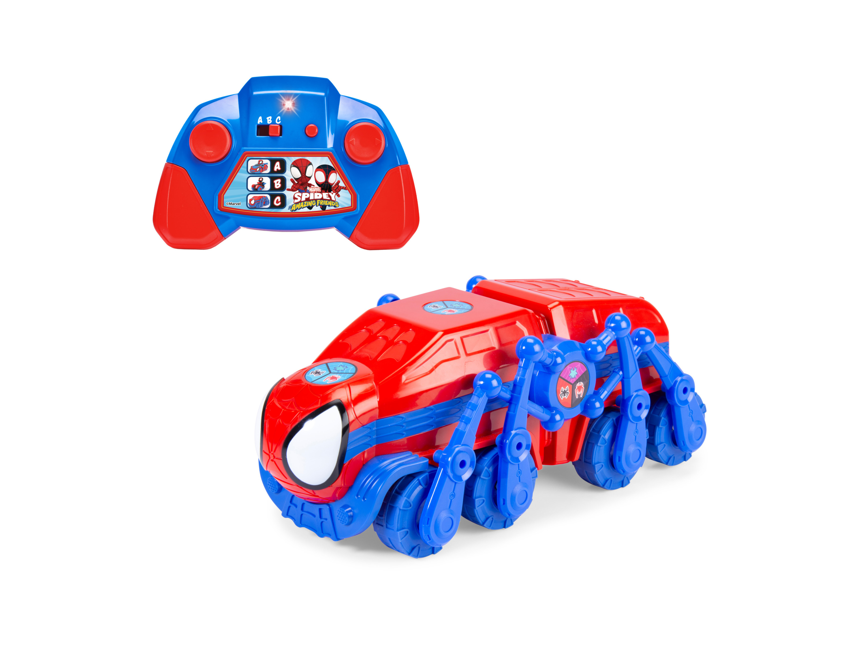 DICKIE Bestuurbare auto Spidey Team 1:50