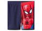 Donkerblauwe zwembroek voor kinderen met rode en blauwe Spider-Man print.