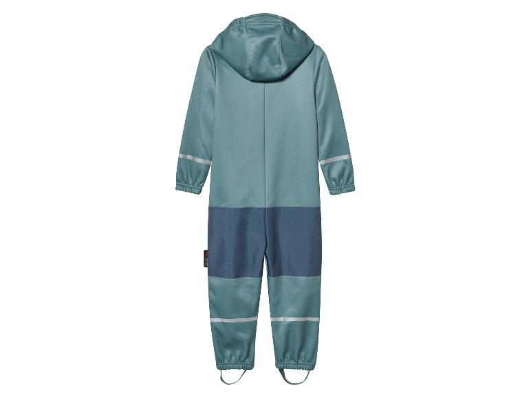 Blauwgroen waterdicht kinderpak.