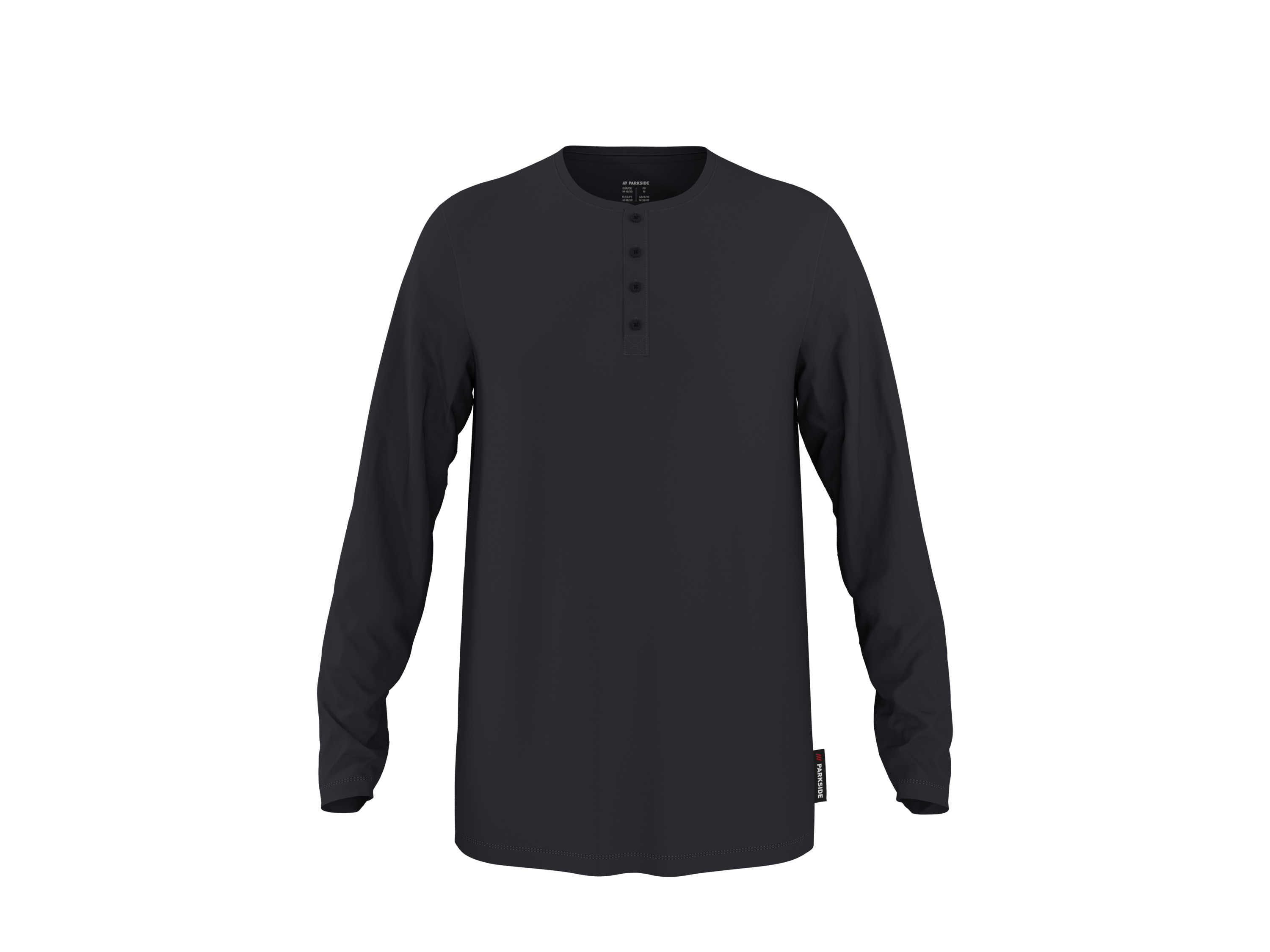 PARKSIDE Heren longsleeve (Zwart, M)